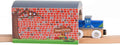 Wooden Train Track Accessories Large Wooden Train Tunnel Track Solid Wood Compatible with Thomas the Tank Brio