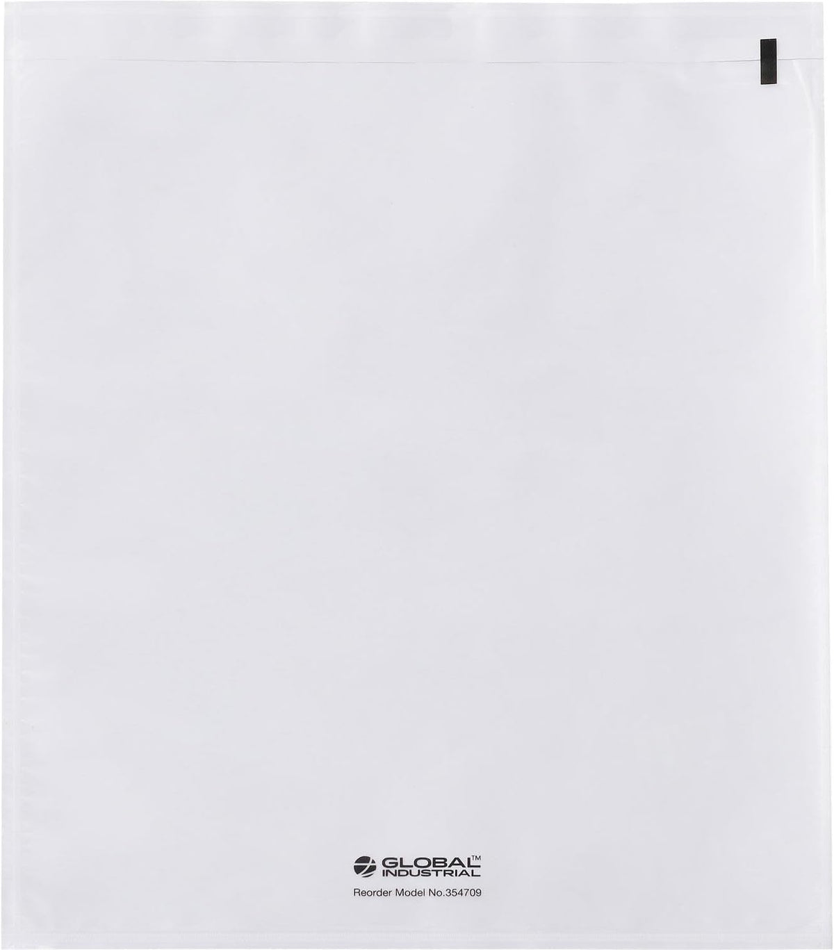 Side Opening Packing List Envelopes with Adhesive Backing, 2 Mil Thick, 12"L x 10"W, Clear, 500/Pack, Tamperproof