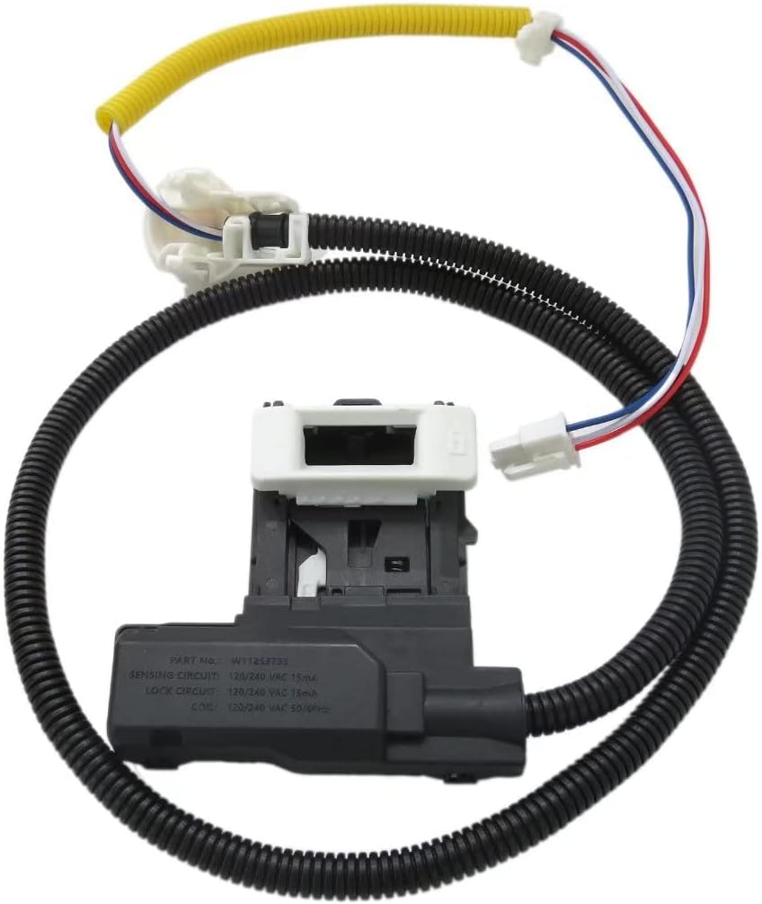 Replacement Washer Lid Lock Switch Compatible models for Maytag: MVWC415EW1, MVWC465HW1, MVWC465HW2, MVWC465HW3, MVWC555DW1, MVWC565FW1, MVWC415EW2, MVWC416FW0, MVWX655DW1