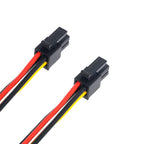 cablecc Pitch=3.0mm ATX Molex Micro Fit Connector 4Pin Power Male to Male Cable 60cm
