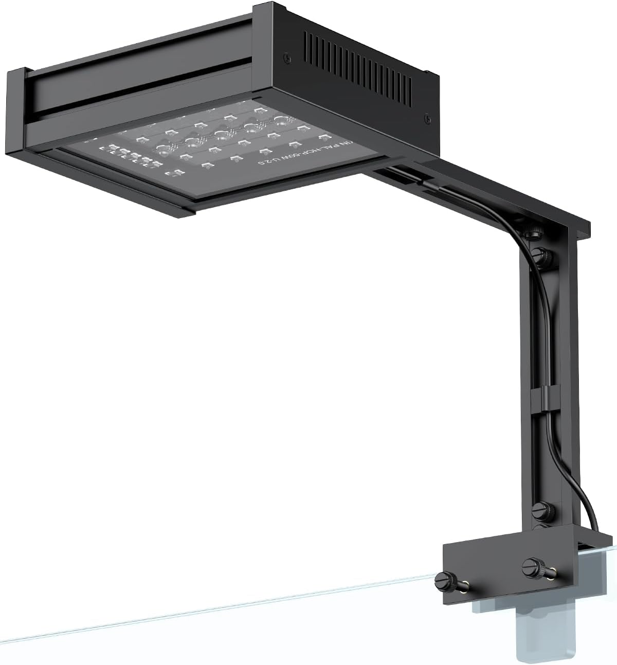 50 W Saltwater Aquarium Light for SPS & LPS Corals, Clip-On Dimmable LED Reef Light with Adjustable Brightness