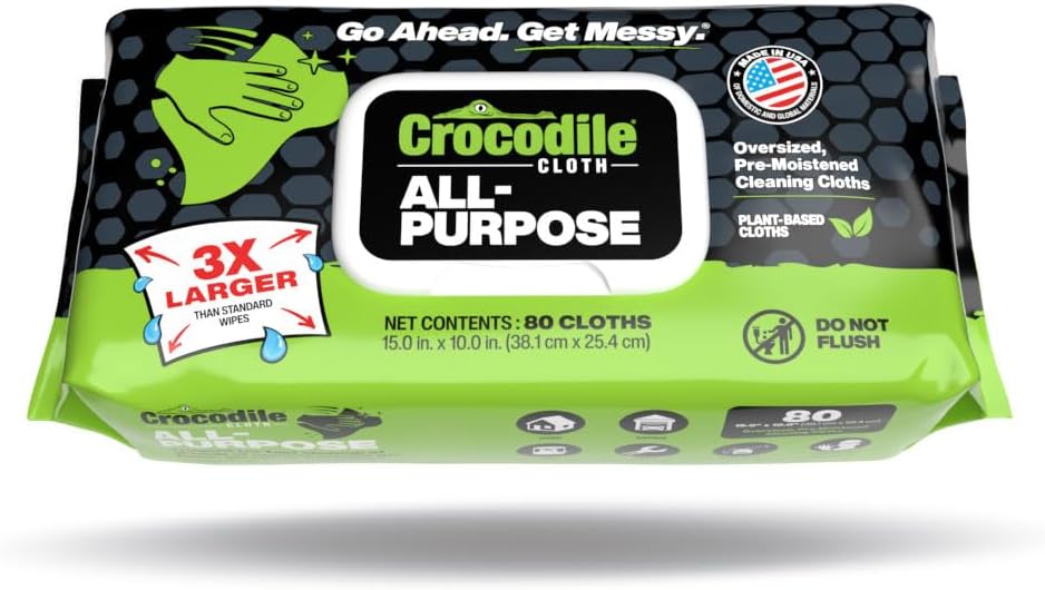All-Purpose Plant-Based Cleaning Wipes, 80 Count