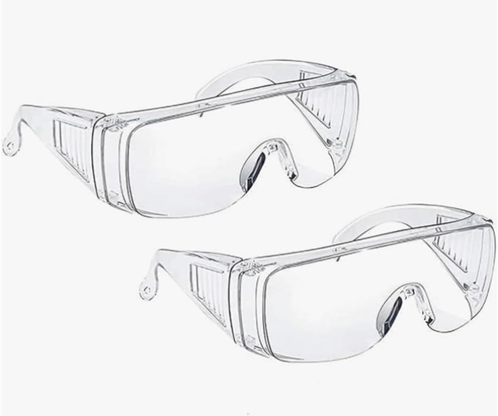 Eye Safety Goggles 2 Pack – Anti-Fog, Shatterproof & Scratch-Resistant Eye Protection | ANSI Z87.1 & EN166 UV