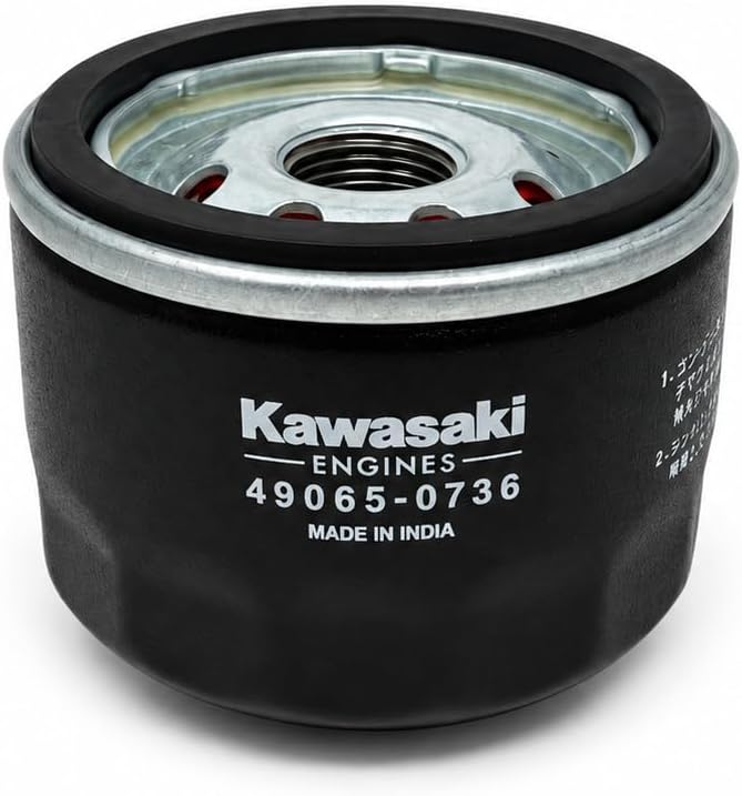 Kawasaki 49065-0736 Oil Filter Replaces 49065-7007 and 49065-0721