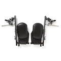 Medline Wheelchair Leg Rests, Replacement Accessory for Comfort and Support