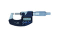 293-340 Outside Micrometer, 0-1 Range, 0.00005"/0.001mm Resolution, IP65, No Output, with Ratchet