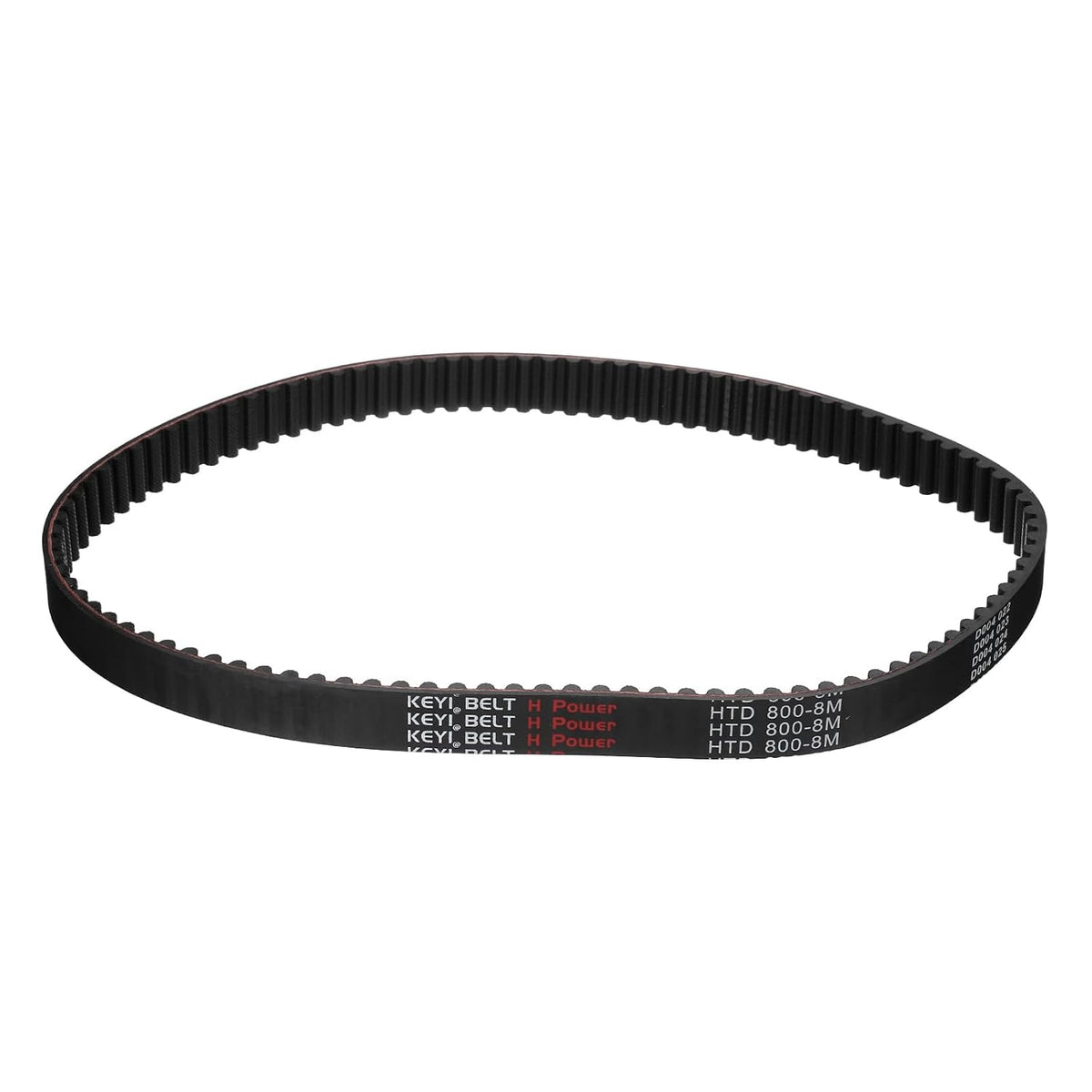 uxcell 800-8M-20 Timing Belt, 800mm Pitch Circumference x 20mm Width x 6mm Height, 8mm Pitch, 100 Teeth, Black Rubber Synchronous Belt