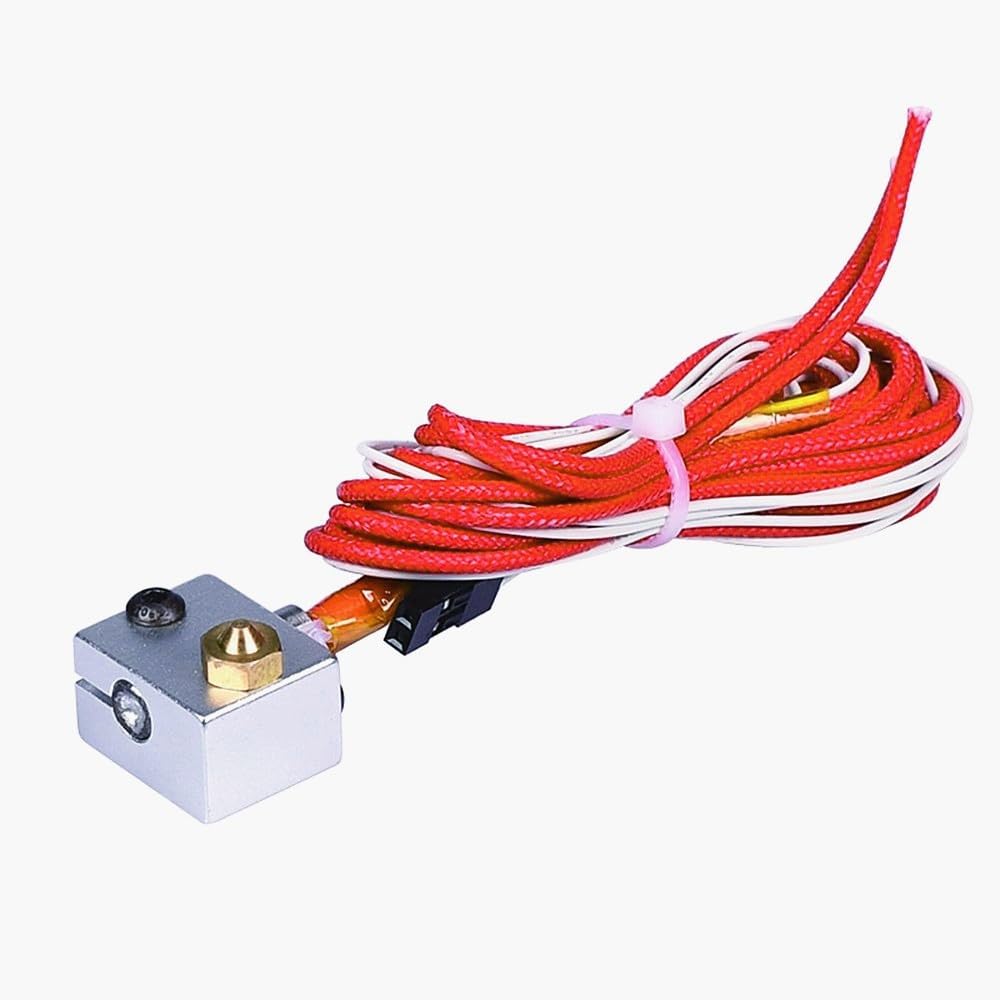 24V 40W All-Metal V6 J-Head Hotend Extruder Hotend 1.75mm kit for 3D Printers 0.4mm Nozzle…