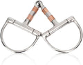 Snaffle Horse Bit with Rollers – Stainless Steel Horse Training Bit for Equestrian Riding, Western Tack Horse Bit for