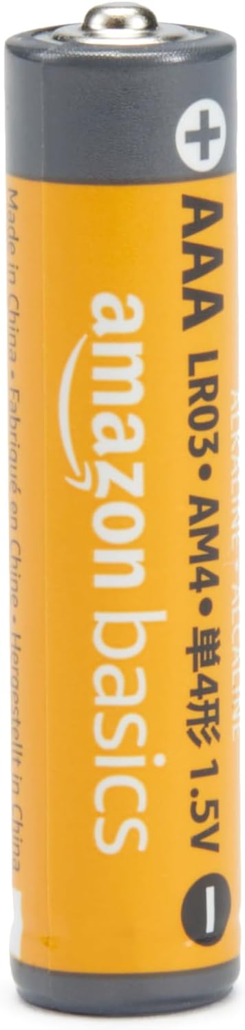 AAA Long-Lasting Alkaline Batteries, 12 Count, 1.5 Volt, 10-Year Shelf Life