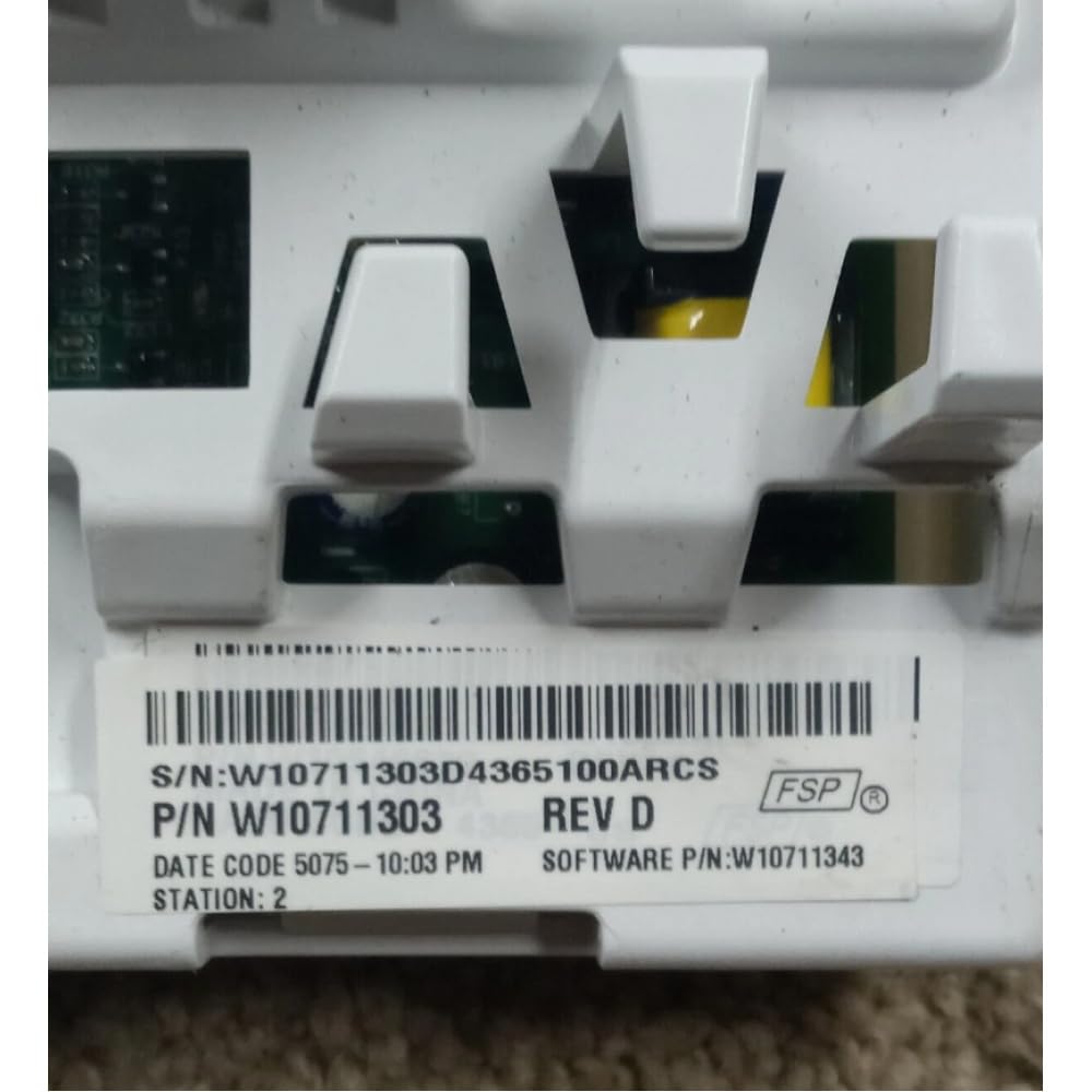 WPW10711303, W10711303 Washer Control Board Compatible with Maytag MVWC415EW0