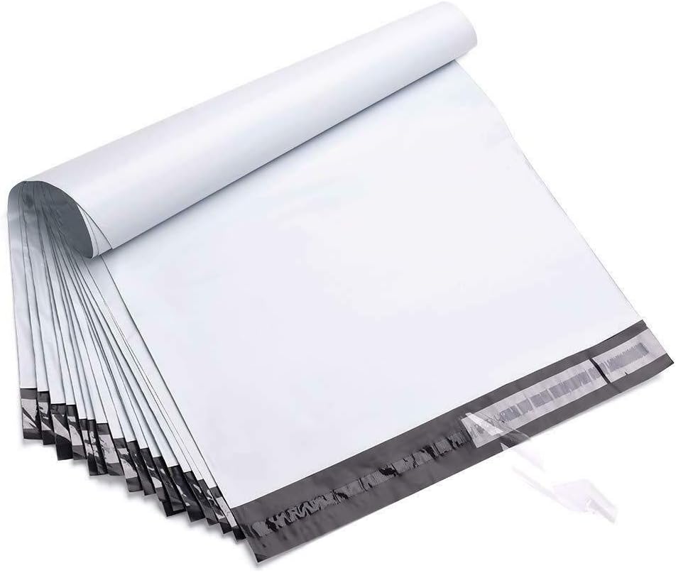 100pcs 14.5 x 19 White Poly Mailers Shipping Mailing Envelopes Bags