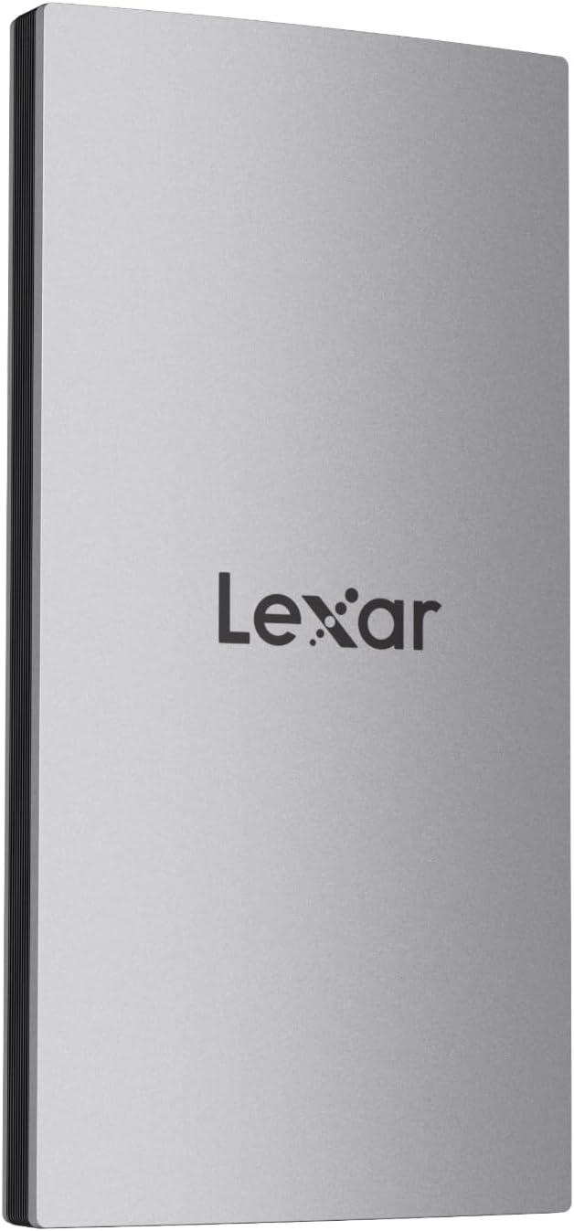 ES3 1TB Portable SSD Silver, USB 3.2 Gen 2 up to 1050MB/s | External SSD compatible with iPhone 17