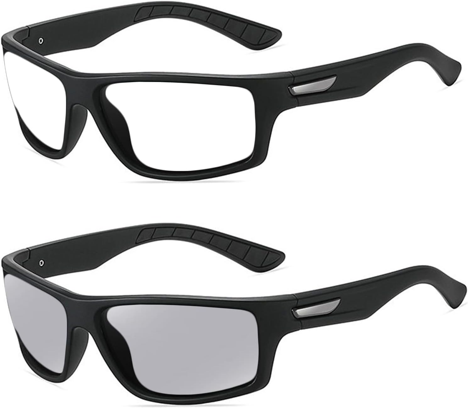 Wraparound full lens Safety Glasses with Readers photochromic Sport Magnifying Safety Reading Goggles for Men Women