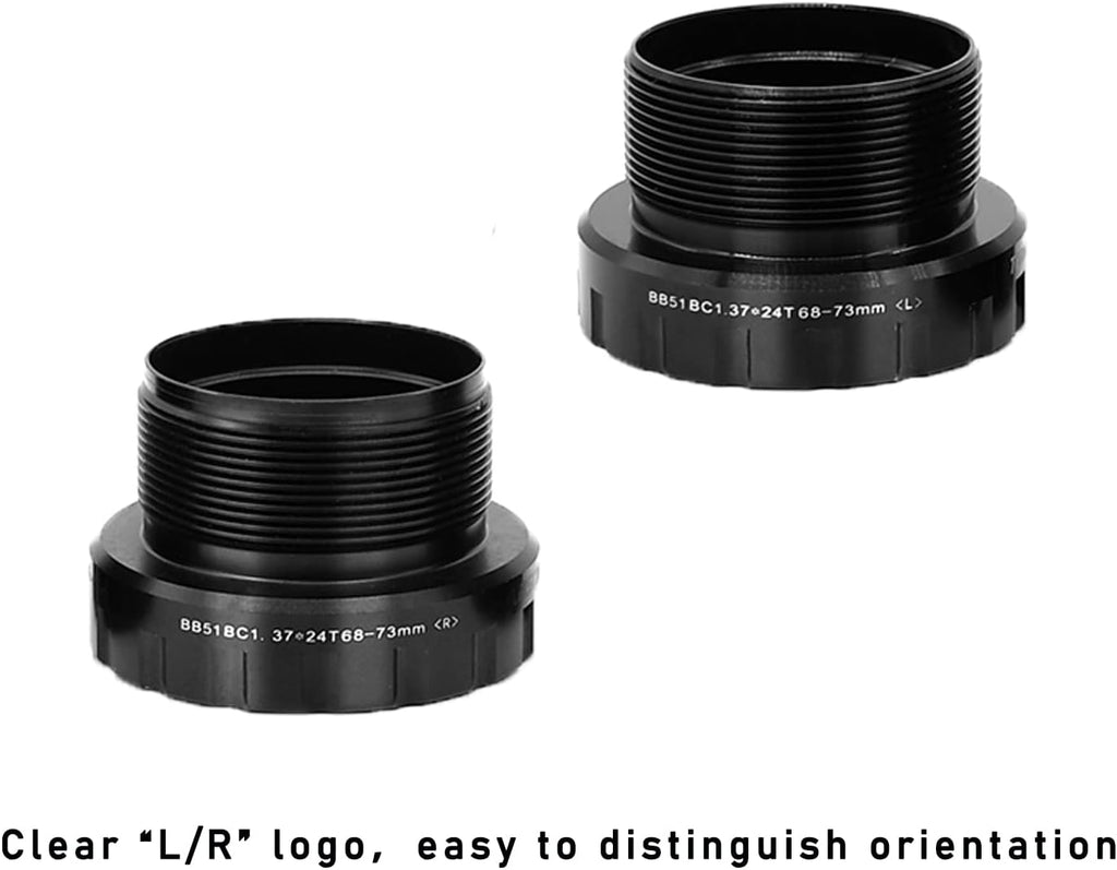Thinvik Bottom Bracket, BSA 68-73mm English for 24mm Spindle Crank,Compatible with Shimano Crankset