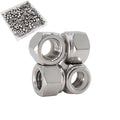 #10-32 Lock Nut, 150Pcs 304 Stainless Steel Nylock Insert Locking Nuts