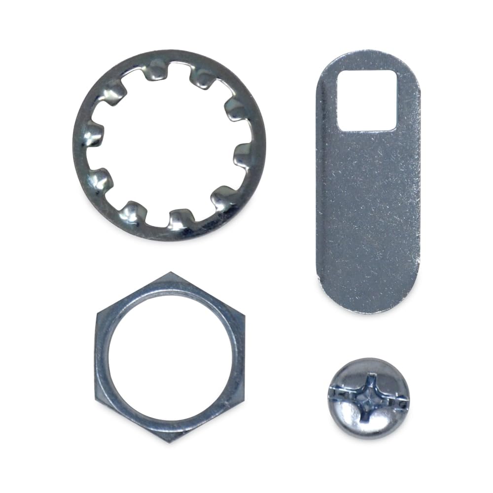 Rubbermaid Commercial Replacement Lock And Keys For Cleaning Carts, Silver