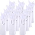 12 Pcs Wine Bottle Gift Bag with Handles Tissue Paper, White