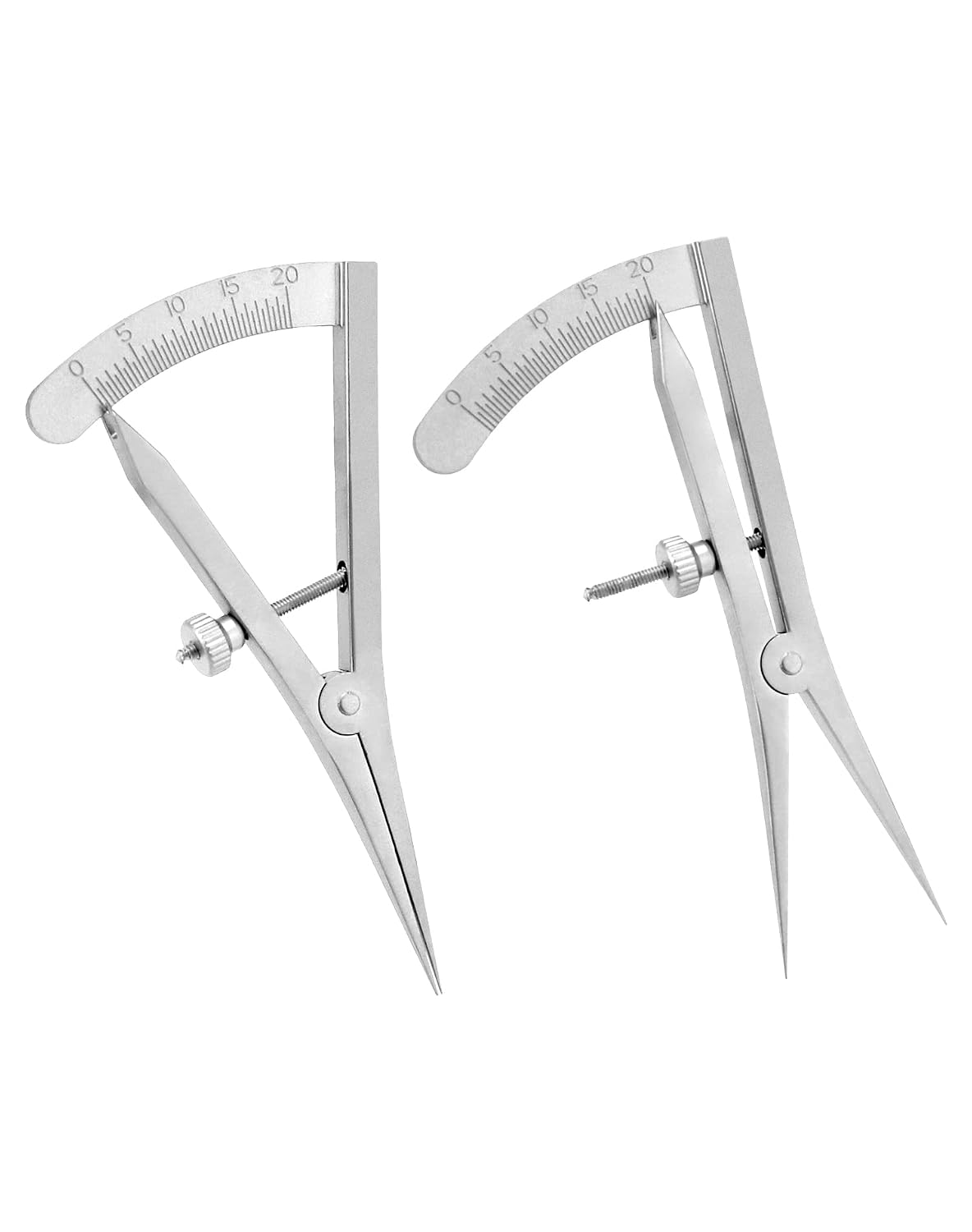 3.5" Adjustable Marking Gauge Mini Edge Press, Professional Carpenter Pencil Compass, Precision Spring Dividers