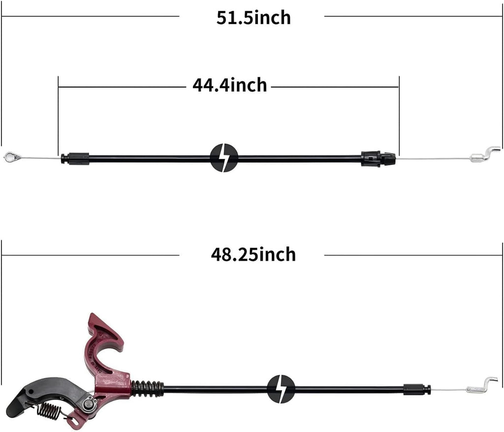 587326601 Lawn Mower Engine Zone Control Cable for Craftsman Husqvarna