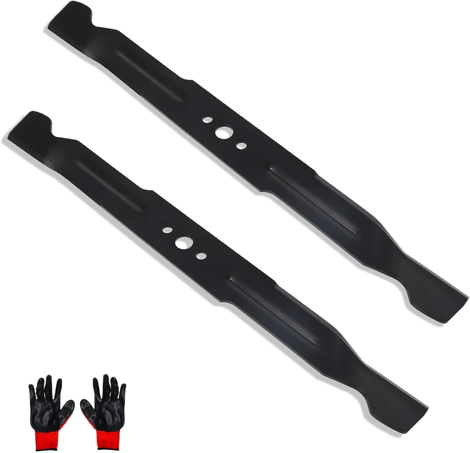 AB4200D Mower Blade Set Compatible with EGGO Power+ 42”Z6 Zero Turn Riding Mower Models ZT4204L, 2 Pack 21 Inch Mulch