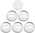 W10814133 W10437082 Stove Surface Burner Knob Bezel Set Fit for Whirlpool/KitchenAid, Replace W10785119 W10796642 W10797429