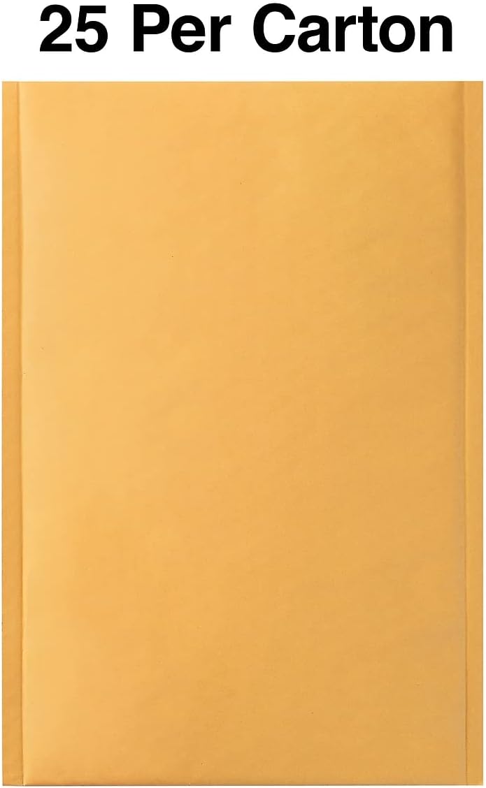 Peel & Seal Bubble Mailers, #1, 7.13x11 In, 25-Ctn, 51579-CC