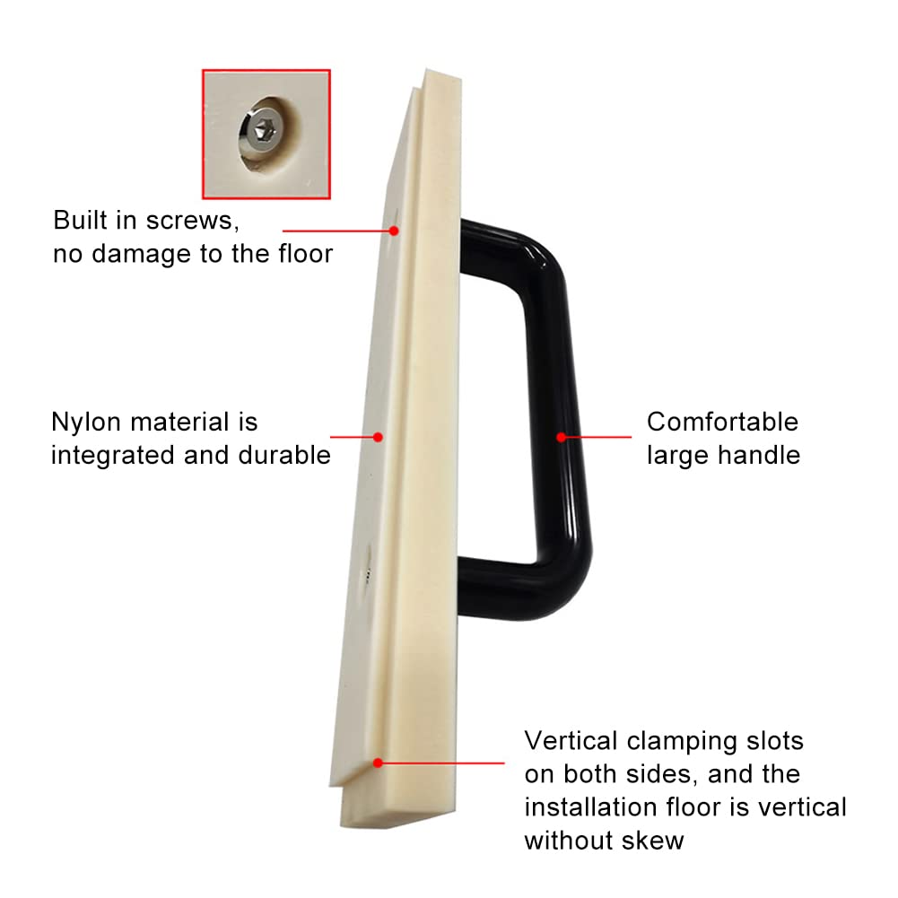Nylon Plastic Flooring Tapping Block with Handle, Easy Grip Laminate Floor Installation Tool, Practical Tapping Block