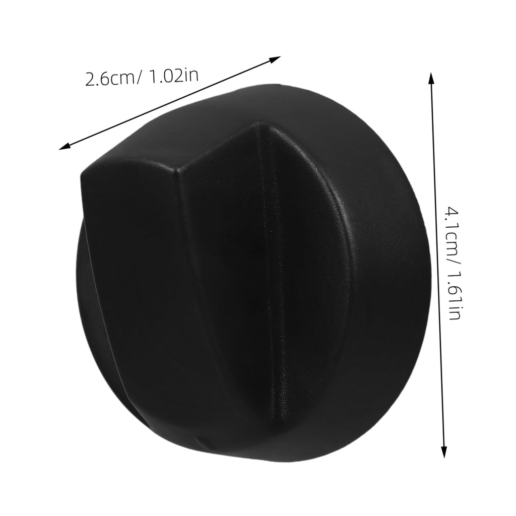 Universal Black Oven Control Knobs Replacement with 5 Adapters for Stoves