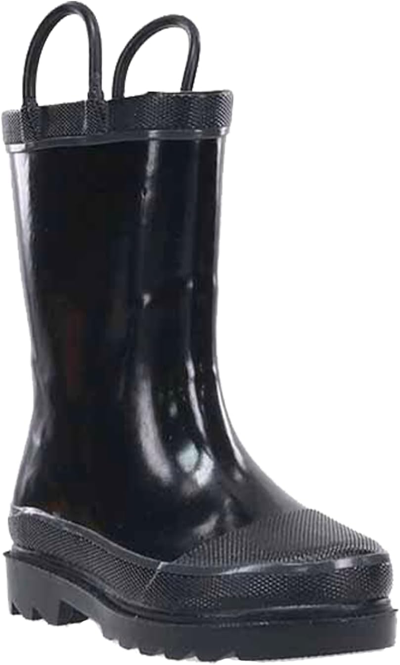 Kids Firechief 2 Waterproof Rain Boot for Boys and Girls | Toddler to big kid sizes mid boots with rubber lug