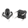 uxcell 6x6x7mm Panel Mini/Micro/Small PCB Momentary Tactile Tact Push Button Switch Dip 20PCS