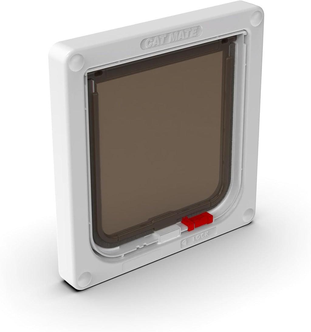 Lockable Cat Flap White