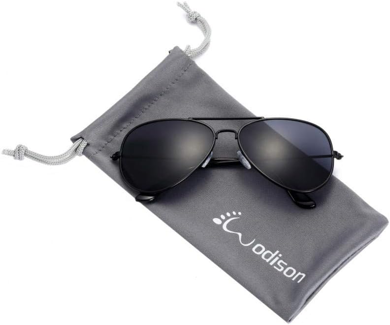 Classic Kids Sunglasses Bulk Reflective Metal Frame Children Eyeglass 2 Pack