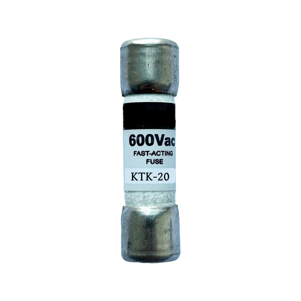 10-Pack New KTK-20 KTK-20A 600Vac Fast Acting Fuse,KTK 20A Class CC Cartridge Fuses