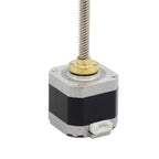 NEMA 17 Stepper Motor with Integrated 400mm T8 Lead Screw