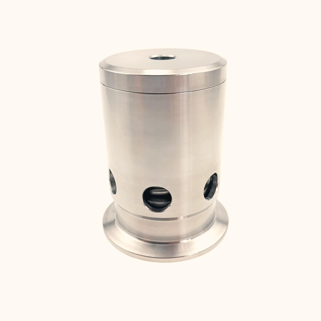 2" Tri Clamp Pressure Release Valve & Vacuum Breaker, 15 PSI Fixed