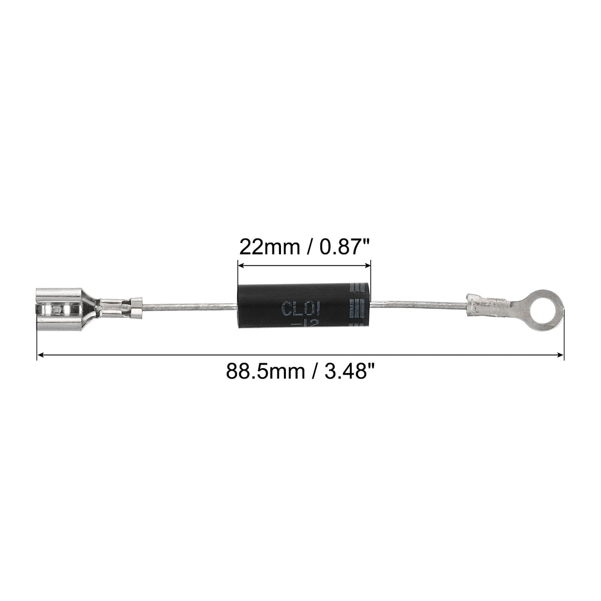 PATIKIL 10Pack Microwave Diode Unidirectional Universal Replacement Part