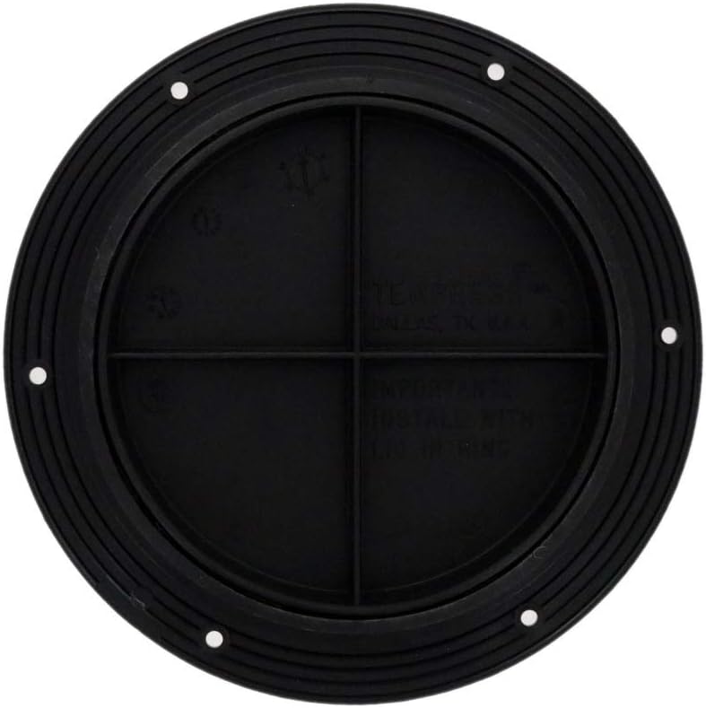 TCH Hardware 4" 6" 8" Black White Grey Round Deck Plate Inspection Hatch - Detachable Water Tight Lid Cover