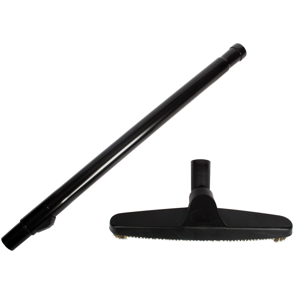 Cen-Tec Systems Telescopic Wand and 12" Natural Fill Floor Brush for Vacuums