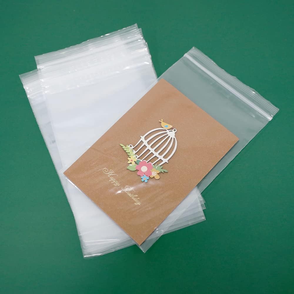 500 Count - 4" x 6" Small Reclosable Zip Plastic Bags