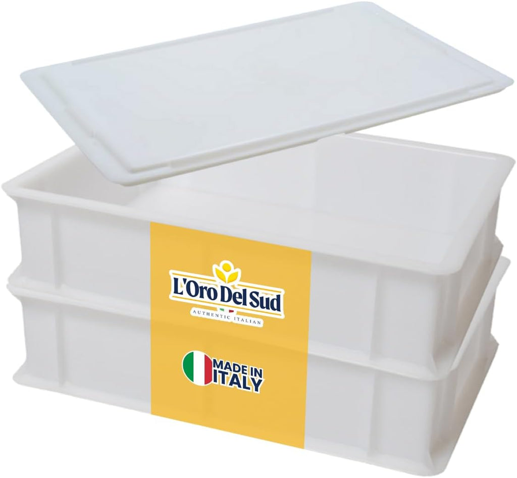 Home Refrigerator Size, Dough Proofing Tray (2 Pack + 1 Lid)