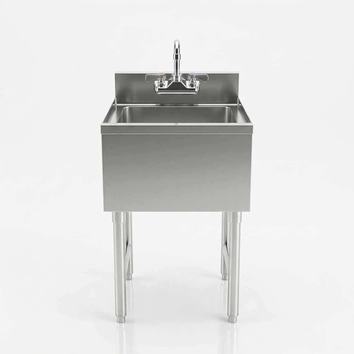 18x18 Underbar Hand Sink, Faucet Included, NSF