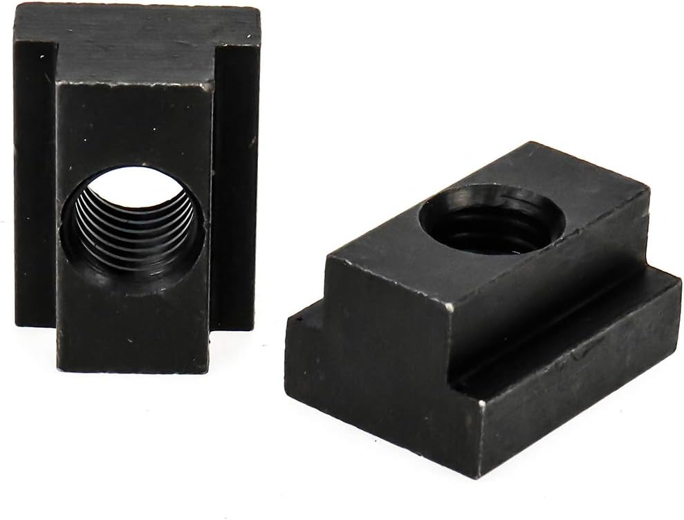 M12 T-Slot Nut,Black Oxide Finish,Grade 8.8,0.47" Threads