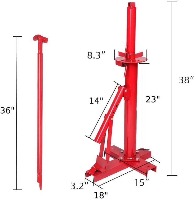 Manual Tire Changer, Portable Hand Bead Breaker Mounting Tool for 8” to 16” Tires