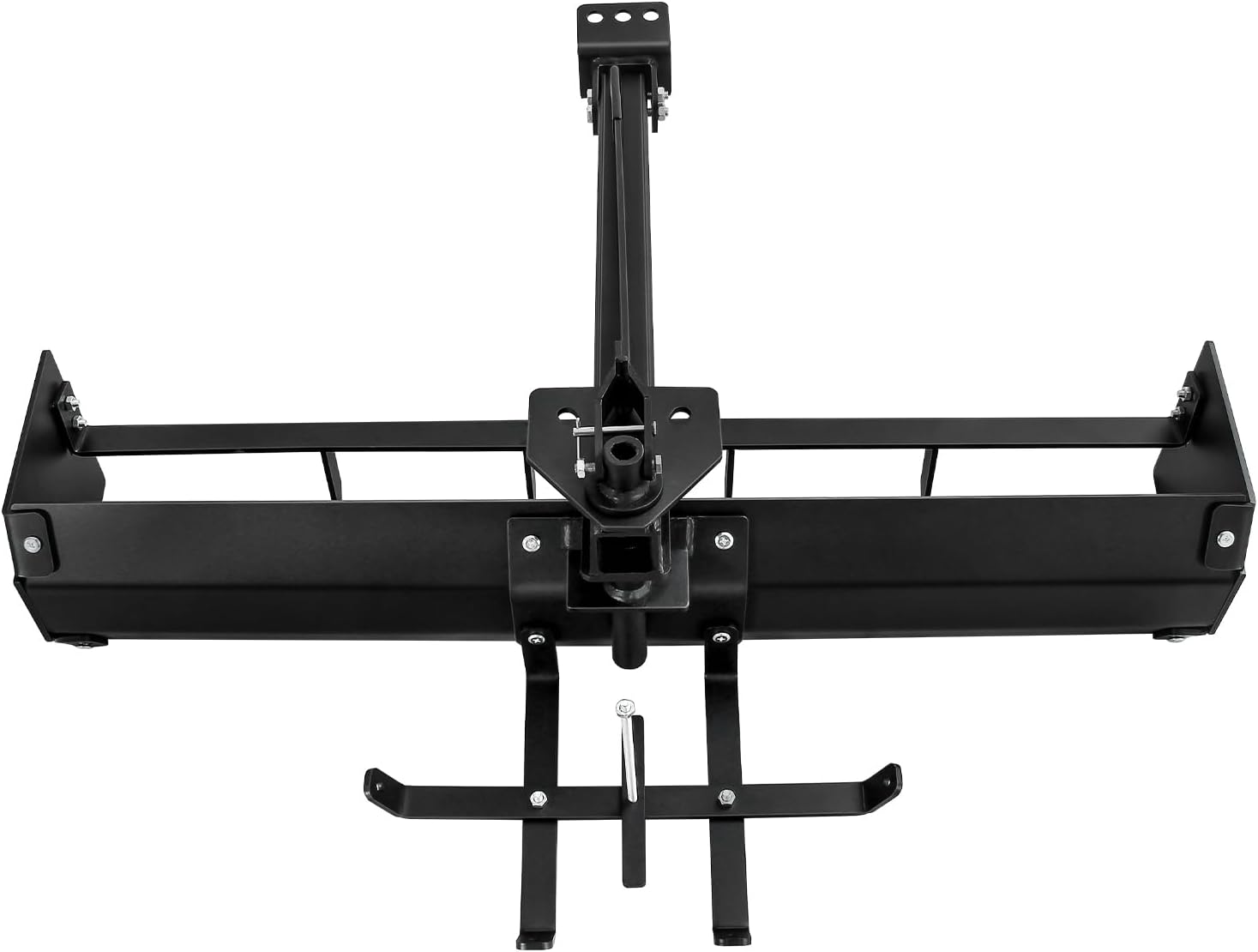 42 Inch Tow Behind Box Scraper, Lawn Tractor Attachments with Tractor Box Blade Sleeve Hitch Tow, Suitable for