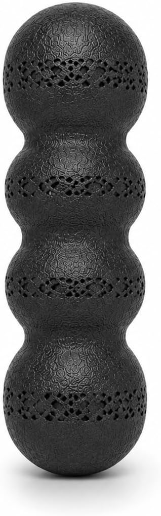 Double Peanut Massage Roller for Deep Tissue Relief, Spinal Alignment Gap, Micro-Perforation Texture, Back, Neck &