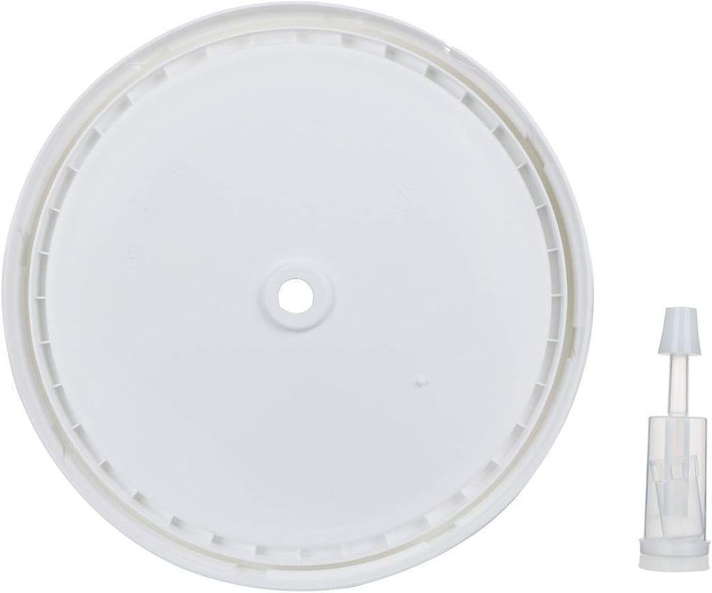 2-Pack Plastic Fermenter - 6.5 Gallon Food-Grade Fermenting Bucket Homebrewing Fermentor with Spigot and Airlock