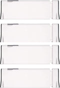 Tot Expandable Drawer Dividers, 4-Pack Drawer Organizers
