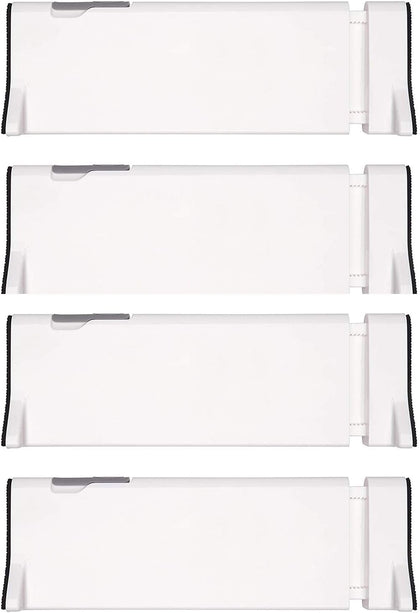 Tot Expandable Drawer Dividers, 4-Pack Drawer Organizers