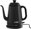1L Gooseneck Electric Kettle for Pour Over Coffee & Tea | 1000W Fast Heating, Food-Grade Stainless Steel, Auto